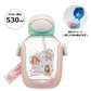 Skater One-Push Straw Water Bottle-PRINCESS/Skater一键式吸管水壶-迪士尼公主 530ml