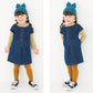 Stample Baby Cotton Leggings-Navy/Stample棉绒宝宝连裤袜 深蓝色 M 115-125cm 4-6yrs