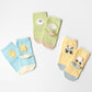 Stample Bushy Tail Baby Crew Socks Boys 3Pairs/Stample毛茸茸小动物尾巴宝宝袜 男宝款 3双装 11-13cm 0-1yr