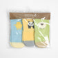 Stample Bushy Tail Baby Crew Socks Boys 3Pairs/Stample毛茸茸小动物尾巴宝宝袜 男宝款 3双装 11-13cm 0-1yr