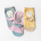 Stample Bushy Tail Baby Crew Socks Girls 3Pairs/Stample毛茸茸小动物尾巴宝宝袜 女宝款 3双装 11-13cm 0-1yr