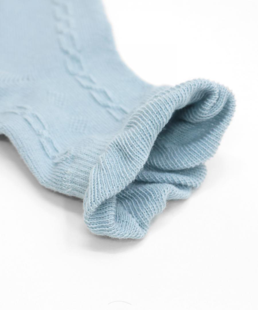 Stample Cable Frill Baby Crew Socks 3Pairs/Stample编线花纹宝宝袜 3双装 11-13cm 0-1yr