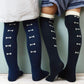 Stample Cat Knee High Socks-Navy/Stample过膝长筒猫咪袜 深蓝 16-18cm 4-6yrs