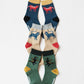 Stample Hachiawase Animal Crew Socks 3Pairs/Stample小动物伙伴儿童长袜 3双装 16-21cm 4-9yrs