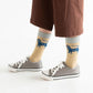 Stample Hachiawase Animal Crew Socks 3Pairs/Stample小动物伙伴儿童长袜 3双装 16-21cm 4-9yrs