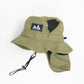 Stample Double Visor UV Protection Outdoor Kids Hat-Khaki/Stample护颈清凉儿童遮阳帽 墨绿 S-L