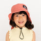 Stample Double Visor UV Protection Outdoor Kids Hat-Pink/Stample护颈清凉儿童遮阳帽 烟粉 S-L