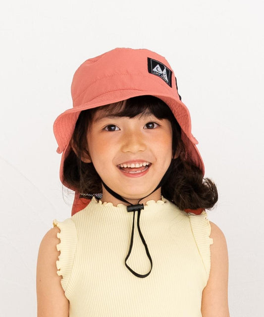 Stample Double Visor UV Protection Outdoor Kids Hat-Pink/Stample护颈清凉儿童遮阳帽 烟粉 S-L