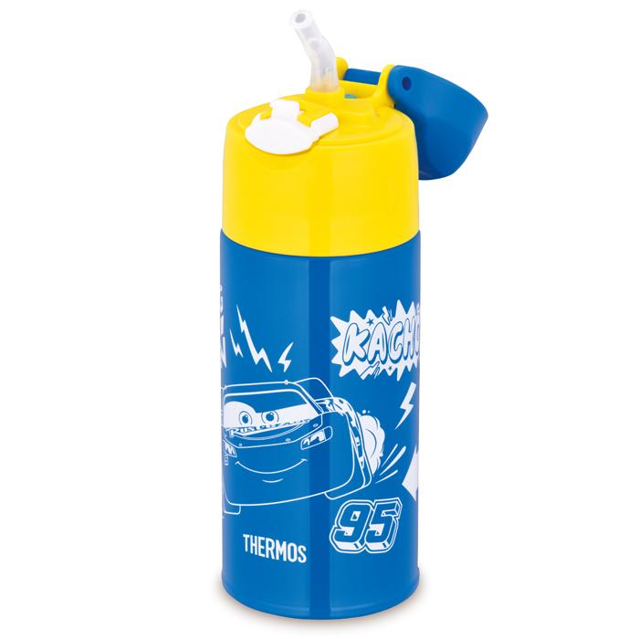 Thermos Kids Vacuum Insulated Straw Bottle-Disney Cars膳魔师真空吸管儿童保温杯-汽车总动员 400ml