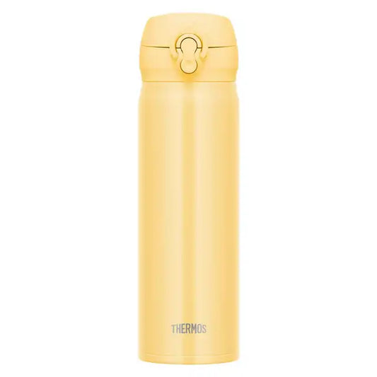 Thermos Stainless Steel Vacuum Insulated Bottle-Cream Yellow膳魔师真空保温杯最新色系列 2700万销量冠军-奶油黄 500ml