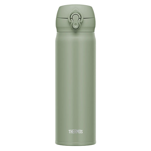 Thermos Stainless Steel Vacuum Insulated Bottle-Smoke Khaki膳魔师真空保温杯最新色系列 2700万销量冠军-霧卡其 500ml