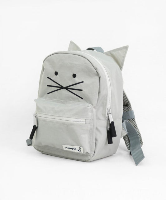 Stample Nylon Water Repellent Cat Baby Backpack-Grey/Stample猫咪防水宝宝小书包 浅灰 1-4yrs