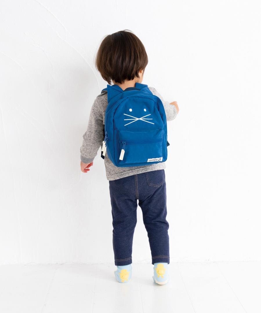 Stample Nylon Water Repellent Cat Baby Backpack-Navy/Stample猫咪防水宝宝小书包 深蓝 1-4yrs