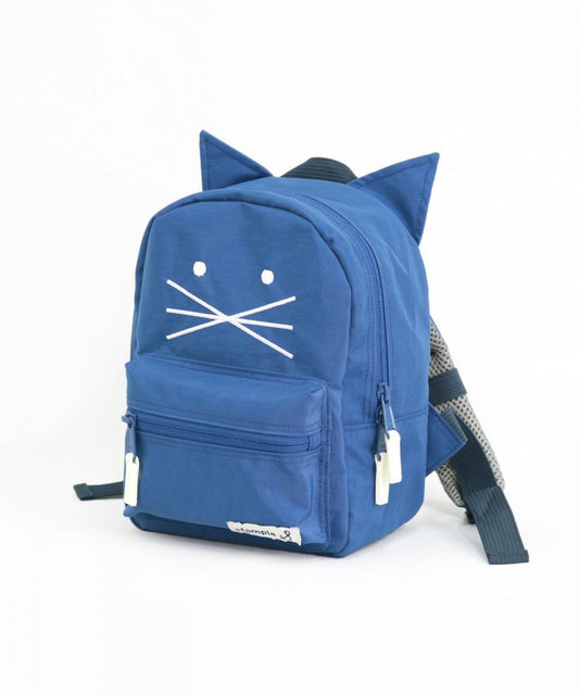 Stample Nylon Water Repellent Cat Baby Backpack-Navy/Stample猫咪防水宝宝小书包 深蓝 1-4yrs