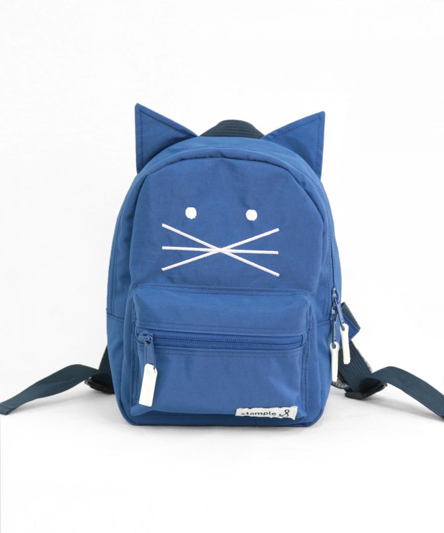 Stample Nylon Water Repellent Cat Baby Backpack-Navy/Stample猫咪防水宝宝小书包 深蓝 1-4yrs