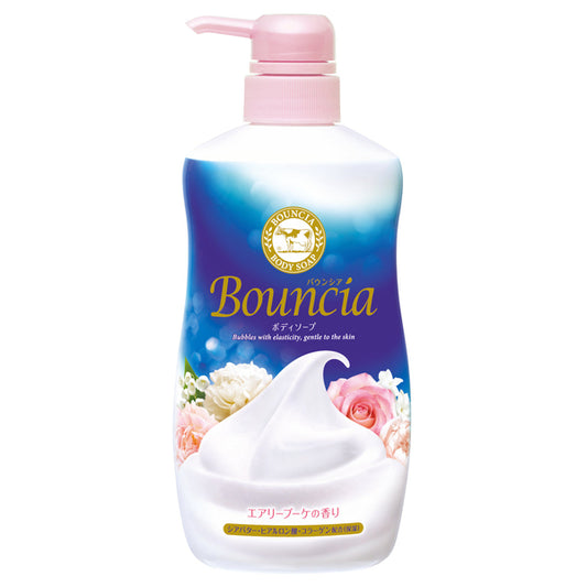 COW Bouncia Premium Body Soap/COW Bouncia牛乳极绵密泡泡保湿沐浴露 玫瑰花香500ml