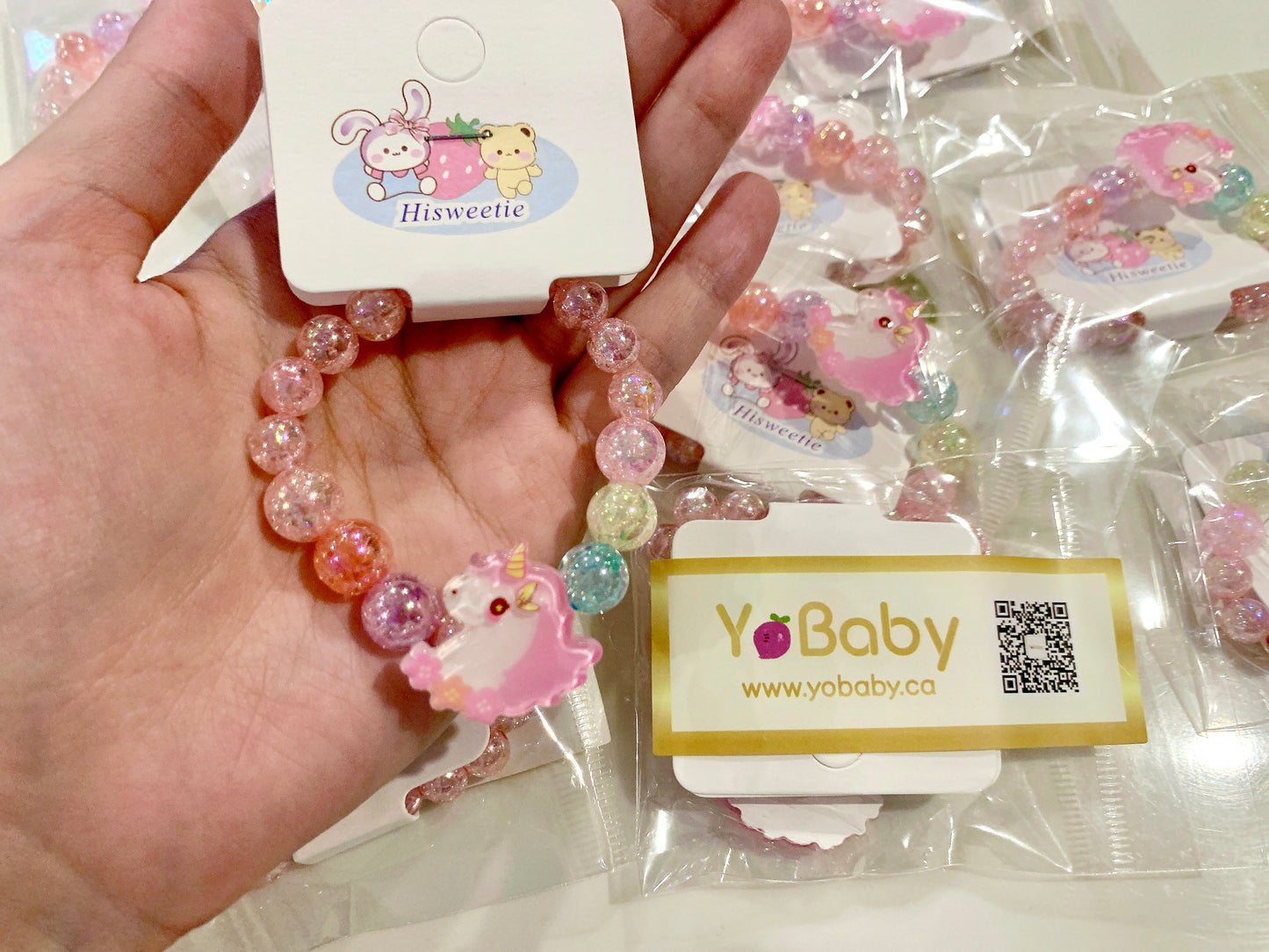 YoBaby Flower Kids Bracelet(Free gift if order is over $80)/YoBaby小花儿童手链 随机(满$80订单免费小礼物！请见此产品详情页）