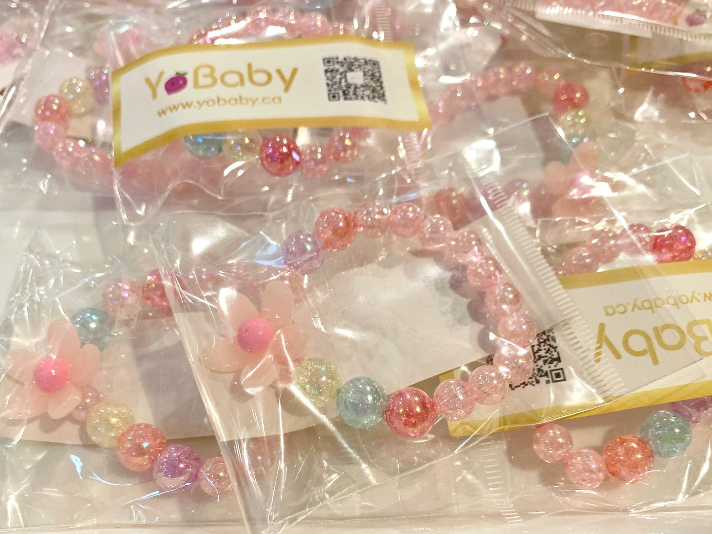 YoBaby Flower Kids Bracelet(Free gift if order is over $80)/YoBaby小花儿童手链 随机(满$80订单免费小礼物！请见此产品详情页）