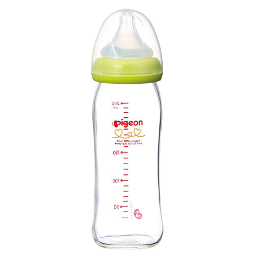 Pigeon Milk Bottle - Glass 贝亲经典玻璃奶瓶 240ml Classic Green