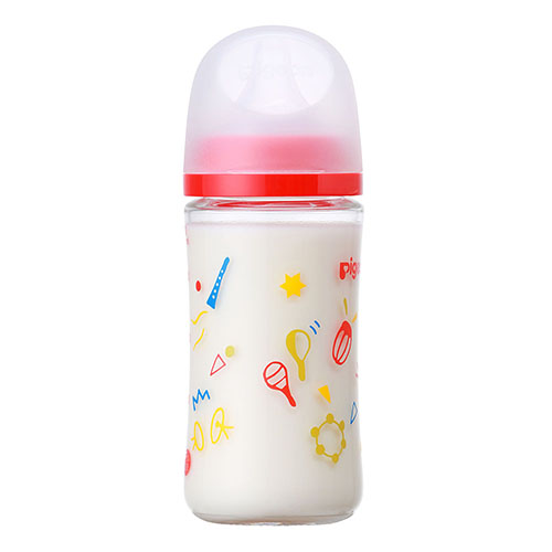 Pigeon Milk Bottle - Glass 贝亲三代玻璃奶瓶 240ml Happy Music