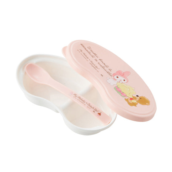 Sanrio My Melody Training Cup Lunch Box Set-Pink三丽欧美乐蒂宝宝双耳吸管杯餐盒套装 粉色