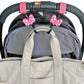 Disney Car&Stroller Hook迪士尼汽车婴儿车两用多功能挂钩 米妮蝴蝶结