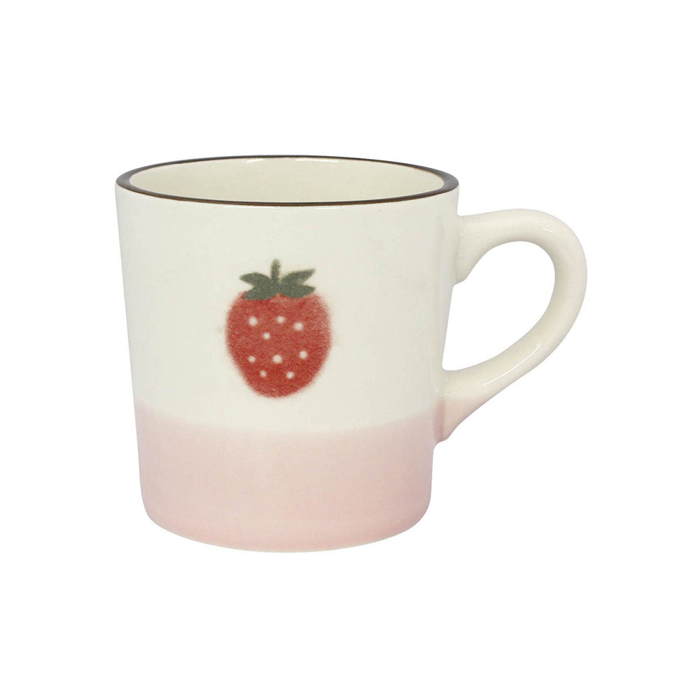 Minori Fruit Mug-Strawberry美浓烧日式水果马克杯-草莓