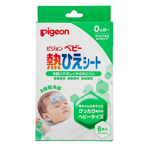 Pigeon Fever Cooling Gel Patch 贝亲婴儿退烧贴 0 month+ 6pcs