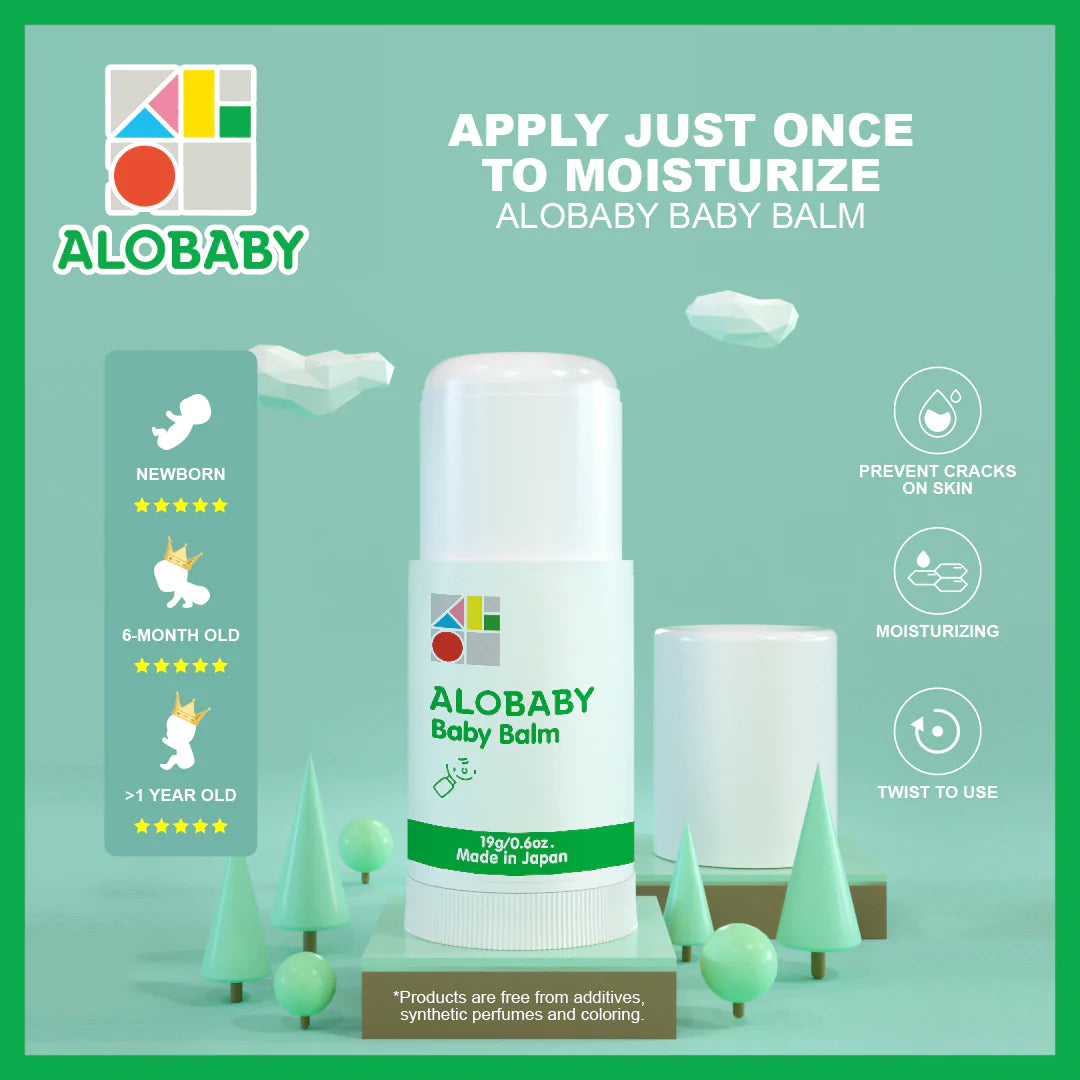 Alobaby Organic Baby Blam/Alobaby天然有机宝宝保湿护肤棒 19g