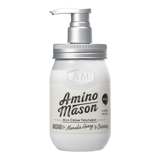 Amino Mason Milk Cream Treatment Conditioner Moist Style/Amino Mason氨基酸护发素 滋润型  450ml