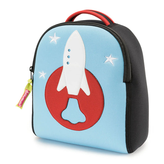 Dabba Walla Harness Toddler Backpack-Space Rocket/Dabba Walla超轻婴儿书包附防走失牵拉绳 太空小火箭