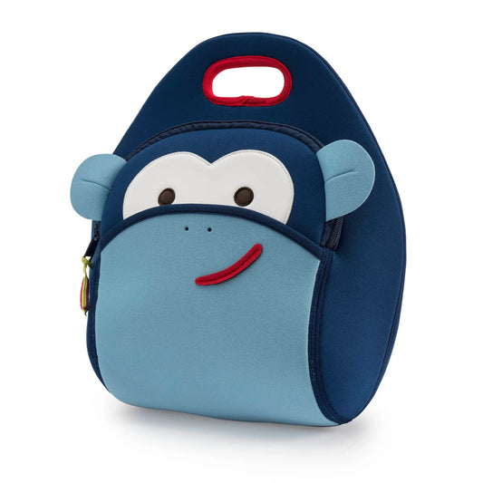 Dabba Walla Lunch Bag-Blue Monkey/Dabba Walla超轻午餐袋 蓝色小猴子
