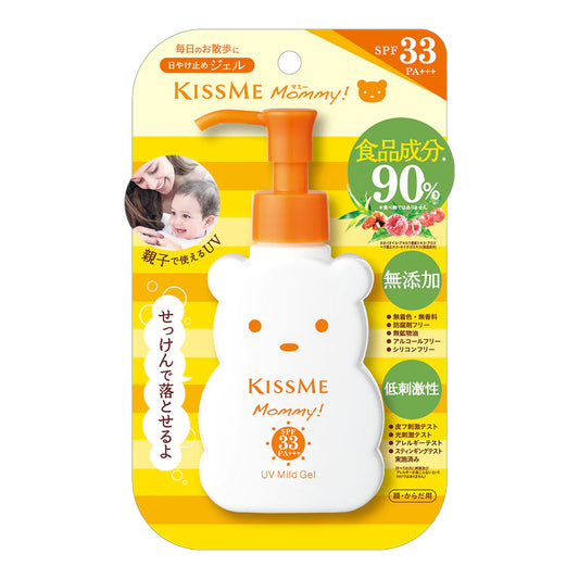 Kissme Mommy! UV Mild Gel Baby Sunscreen/Kissme小熊婴儿敏感肌防晒霜 SPF33 PA+++ 100g