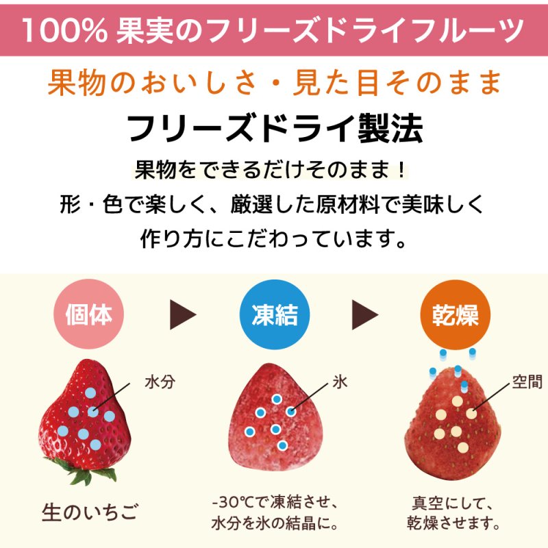 2024.12 Mirai Fruits Freeze Dried Strawberry/Mirai Fruits未来果实100%天然草莓干 9 month+ 10g