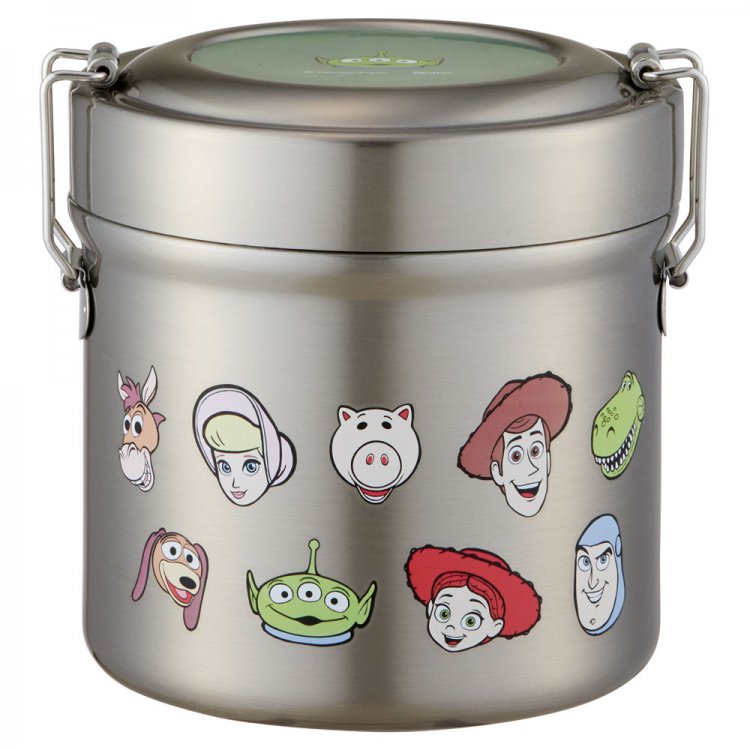 Skater Antibacterial Vacuum Stainless Lunch Box-Toy Story/Skater超轻真空不锈钢抗菌双层保温饭盒 玩具总动员 600ml