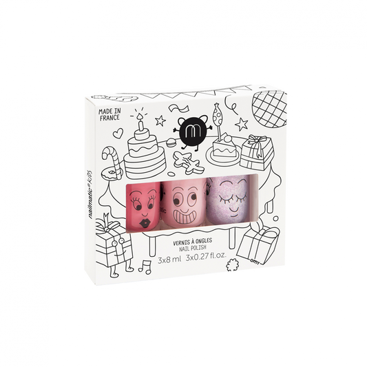 Nailmatic Water-based Kids Nail Polish Set-Party