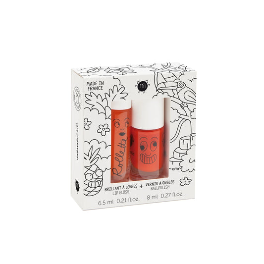 Nailmatic Lipgloss&Nail Polish Duo Set-Tropical