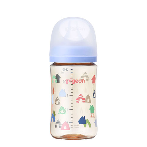 Pigeon Milk Bottle - PPSU 贝亲三代PPSU奶瓶 240ml Little House