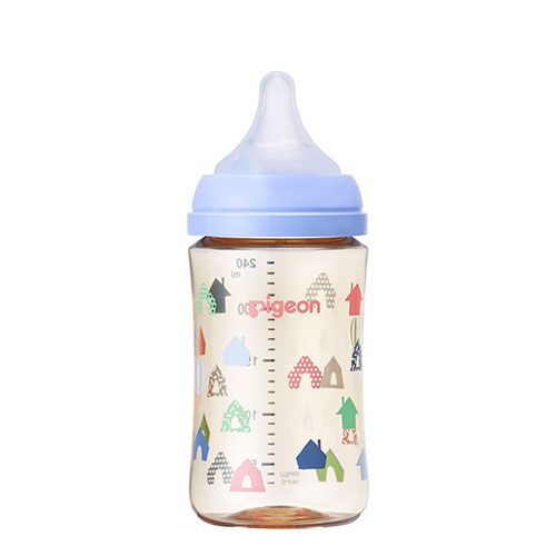 Pigeon Milk Bottle - PPSU 贝亲三代PPSU奶瓶 240ml Little House